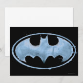 Koffiebalsymbool - blauw kaart (Voorkant / Achterkant)