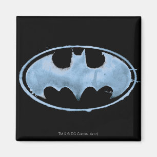 Koffiebalsymbool - blauw magneet