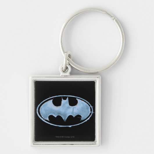 Koffiebalsymbool - blauw sleutelhanger (Voorkant)