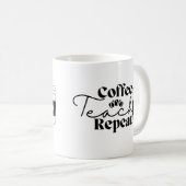 Koffieband herhalen koffiemok (Voorkant rechts)