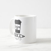 Koffieband herhalen koffiemok (Voorkant links)