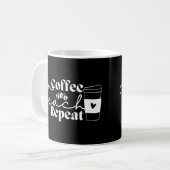 Koffieband herhalen koffiemok (Voorkant links)