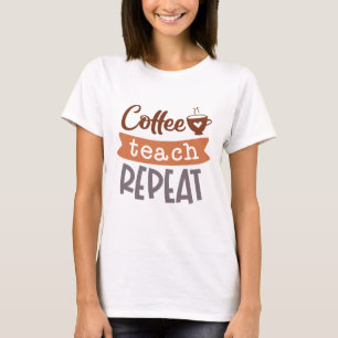 Koffieband herhalen t-shirt