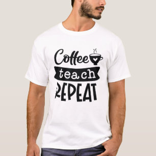 Koffieband herhalen t-shirt