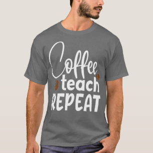 Koffieband herhalen t-shirt