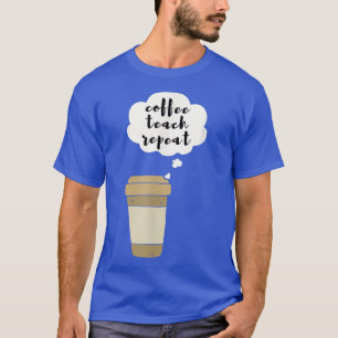 Koffieband herhalen t-shirt
