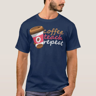 Koffieband herhalen t-shirt