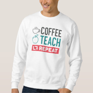 Koffieband herhalen trui