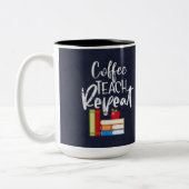 Koffieband herhalen tweekleurige koffiemok (Links)