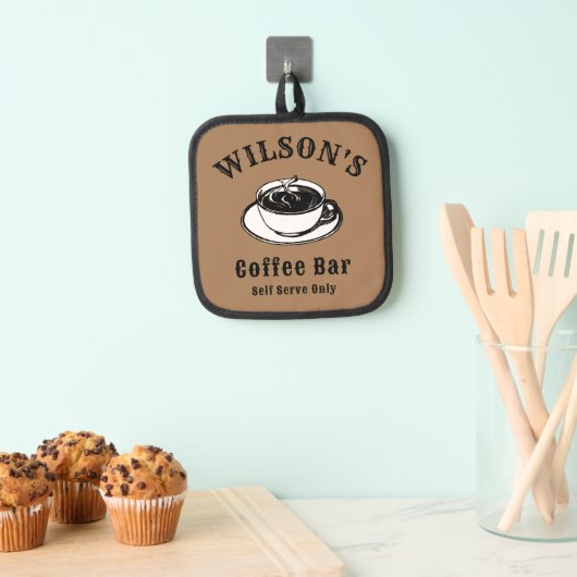  koffiebar Sjabloon Pannenlap (Insitu(Ophanging))