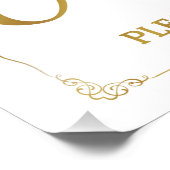 koffiebar trouwbord zwart foto afdruk (Hoek)