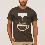 koffiebarista t-shirts (Voorkant)