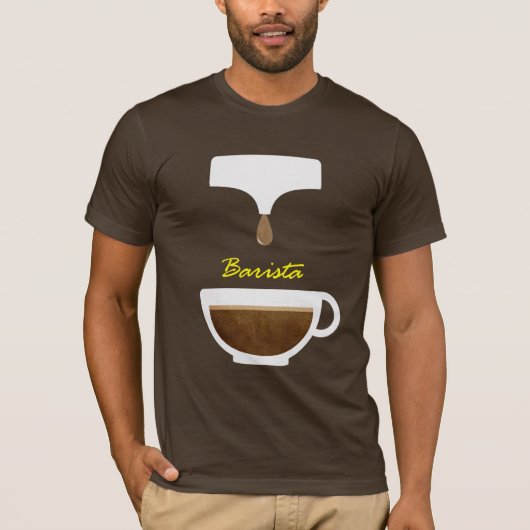 koffiebarista t-shirts (Voorkant)