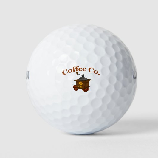 koffiebedrijf golfballen (Voorkant)