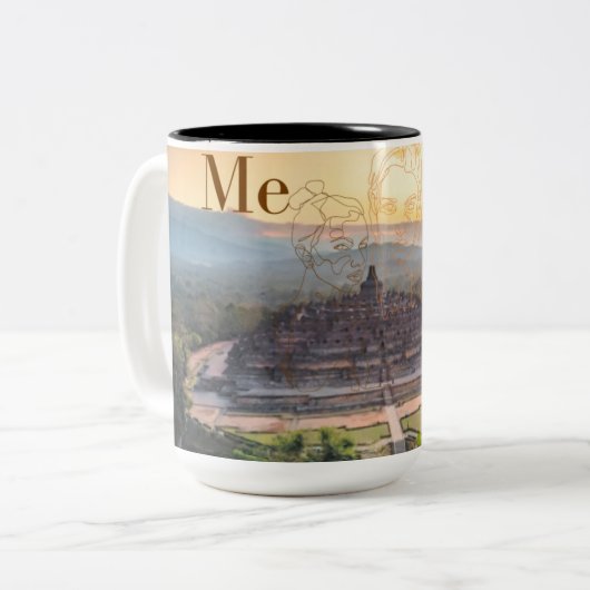 Koffiebeker 400ML zelfdragende Mok Koffie Coffe (Voorkant links)