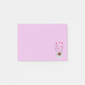 Koffiebeker, Arabische koffie, zwarte koffie, hart Post-it® Notes (Voorkant)
