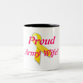 Koffiebeker bij Legervrouw Tweekleurige Koffiemok (Center)