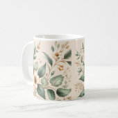  Koffiebeker/Bloemen Ontwerp/Gift Mok (Voorkant links)