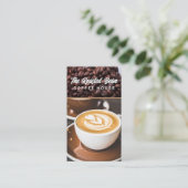 Koffiebeker | Bonen | Barista Visitekaartje (Staand voorkant)
