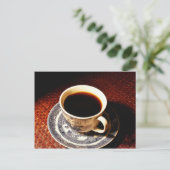 Koffiebeker Briefkaart (Staand voorkant)