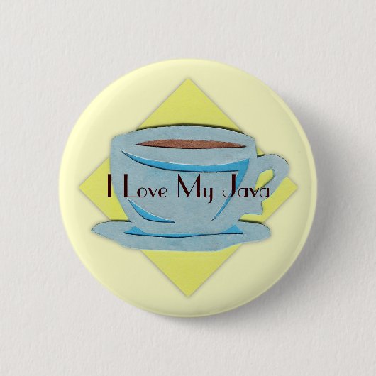 Koffiebeker Button (Voorkant)