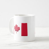 Koffiebeker Canada vlag Koffiemok (Voorkant links)