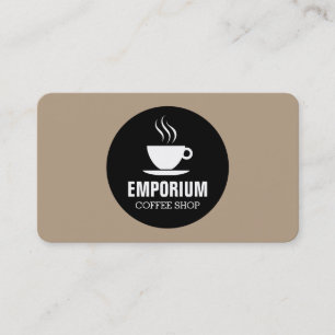 Koffiebeker cirkel - koffie b69f85 visitekaartje