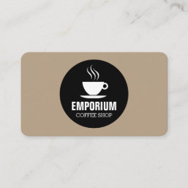 Koffiebeker cirkel - koffie b69f85 visitekaartje