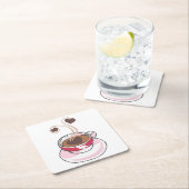 Koffiebeker en hart kartonnen onderzetters (Insitu)