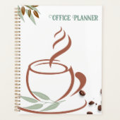 Koffiebeker en Koffiebean-banner Planner (Voorkant)