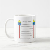 Koffiebeker- en planvogels koffiemok (Links)