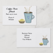Koffiebeker en Visitekaartje van muffin (Voorkant / Achterkant)