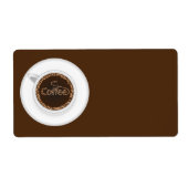 Koffiebeker Etiket (Voorkant)