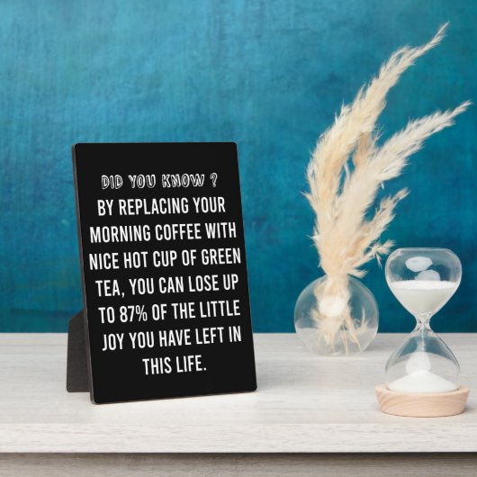 Koffiebeker - Funny Coffee Quote Fotoplaat (Zijkant)