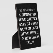 Koffiebeker - Funny Coffee Quote Fotoplaat (Zijkant)