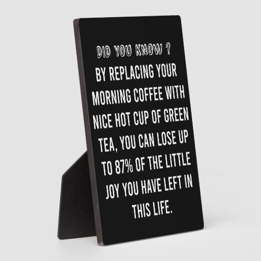 Koffiebeker - Funny Coffee Quote Fotoplaat (Zijkant)