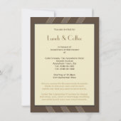 Koffiebeker gepersonaliseerde middelgrote uitnodig kaart (Achterkant)