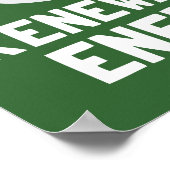 Koffiebeker hernieuwbare energie poster (Hoek)