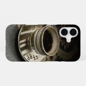 Koffiebeker iPhone 16 Hoesje (Achterkant horizontaal)