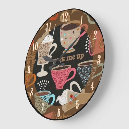 Koffiebeker kafelkast grote klok (Hoek)