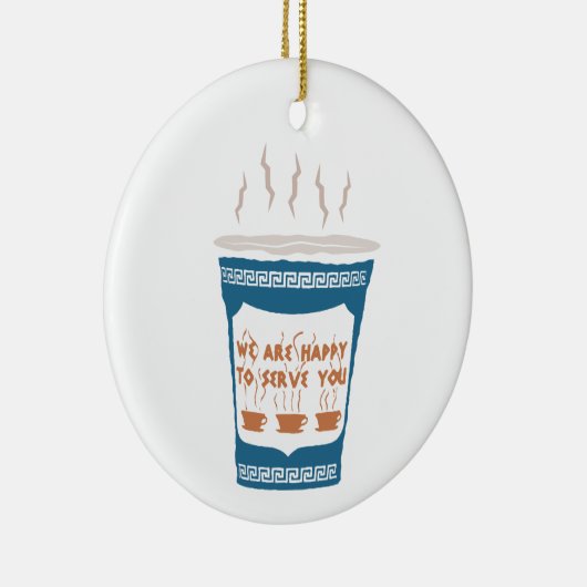 Koffiebeker Keramisch Ornament (Rechts)