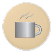 Koffiebeker keramische knop (Voorkant)