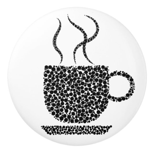 Koffiebeker Keramische Knop (Voorkant)