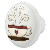 Koffiebeker keuken-decor-keramische knop (Rechts)