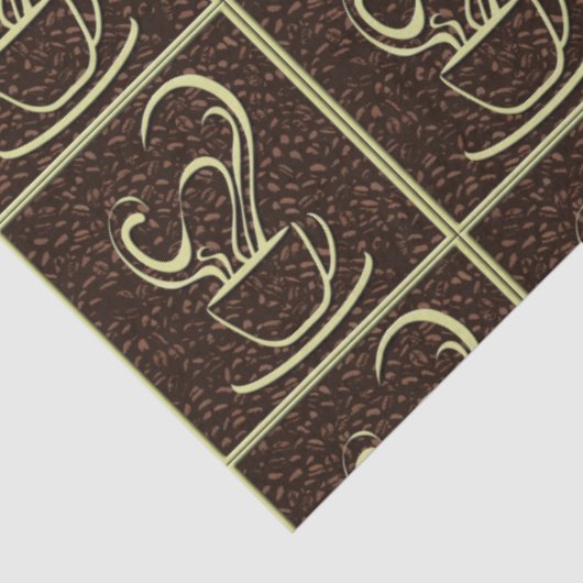 Koffiebeker Kichen-decoupage Tissuepapier (Detail)