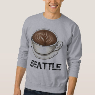 Koffiebeker koffie Let Sweatshirt