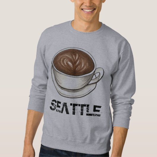 Koffiebeker koffie Let Sweatshirt (Voorkant)