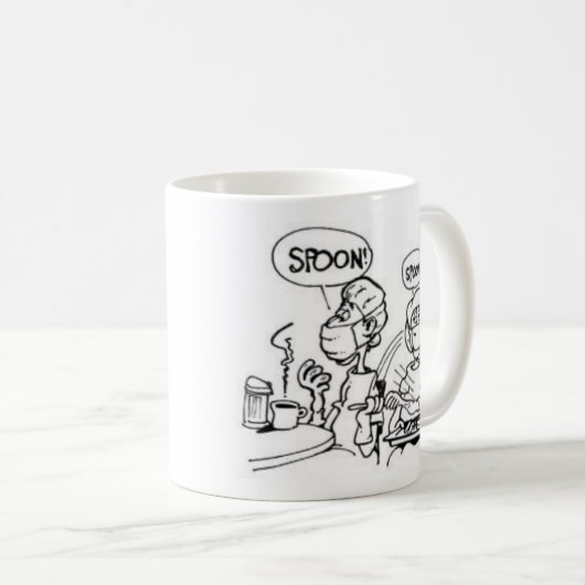 Koffiebeker koffiebeker koffiemok (Voorkant rechts)