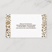 Koffiebeker | Koffiebonen Visitekaartje (Achterkant)