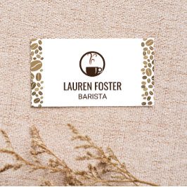 Koffiebeker | Koffiebonen Visitekaartje